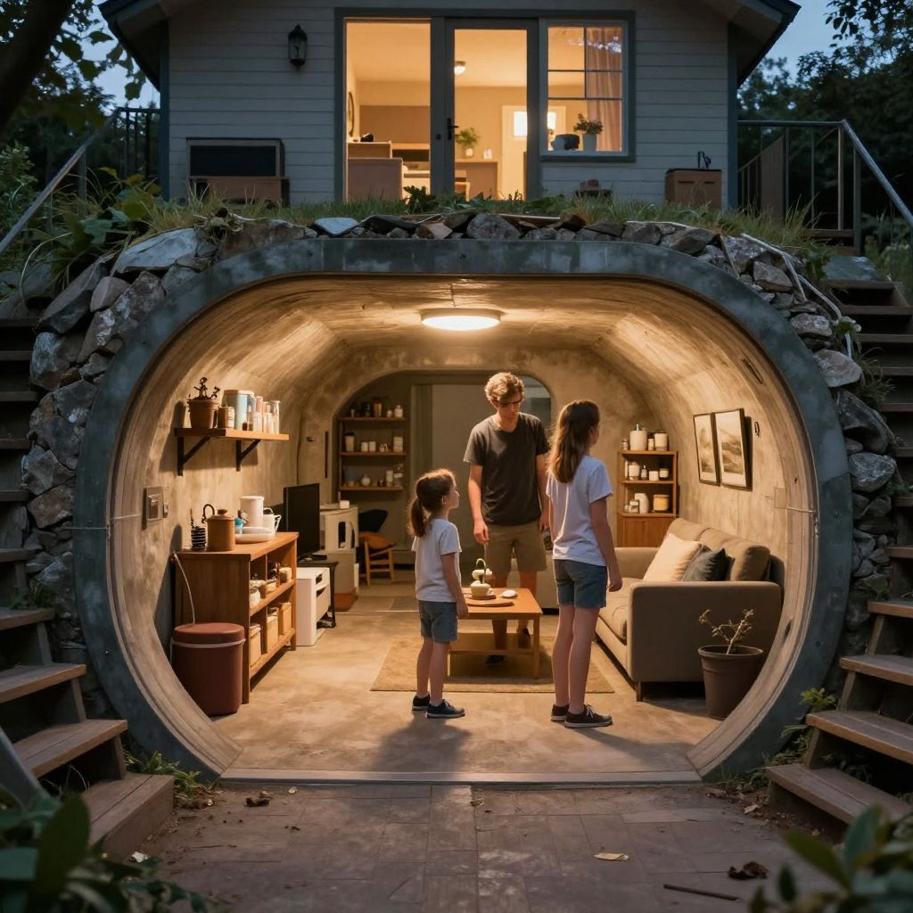 Álmodni egy titkos bunkerről a ház alatt a rejtett félelmek és vágyak felfedezésének misztikus utazása.