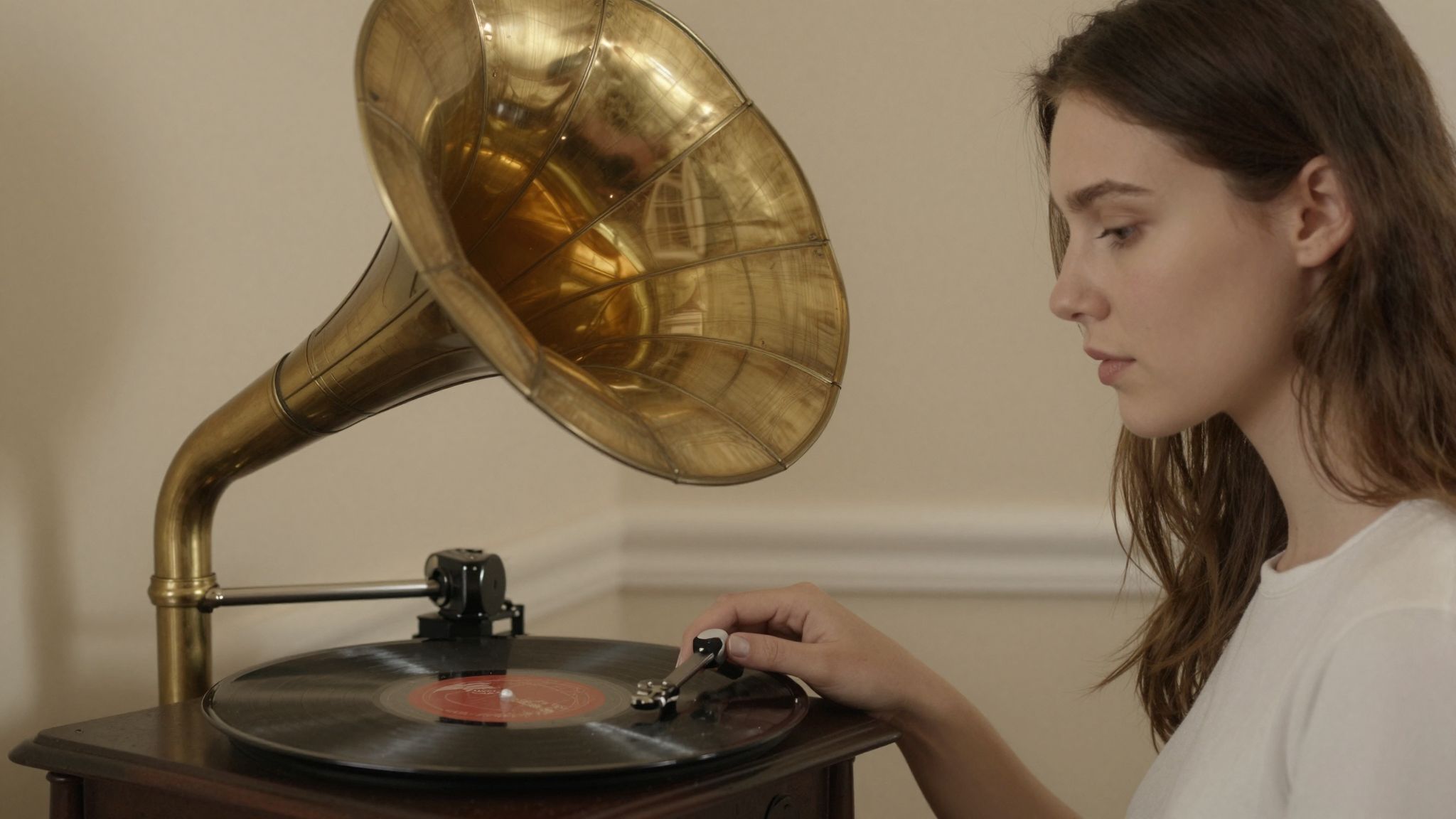 A gramofon halkan meséli el az idő titkos dallamait, mindent, amit a szívünk hallani vágyik.