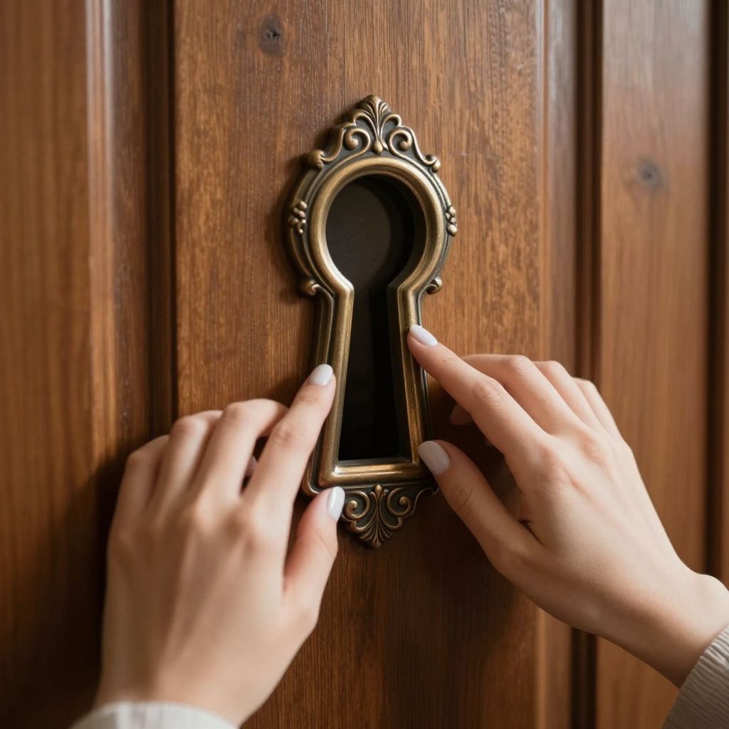 A kulcslyuk mögött rejtőző világ titkos vágyakat és felfedezésre váró lehetőségeket tár fel az álom során.